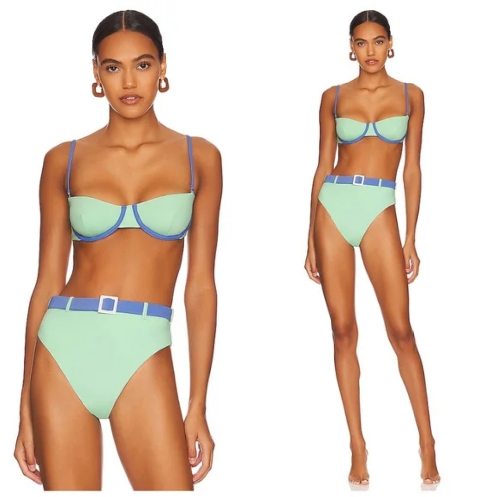 WeWoreWhat Balconette Top Emily Bottoms Bikini Set - Picture 2 of 5